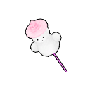 Файл:Сладкая вата Снеговик иконка.png