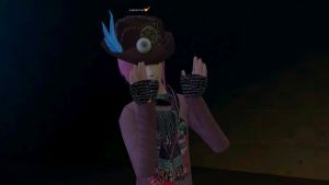 Розовый парик со шляпой Граф Ди.jpg